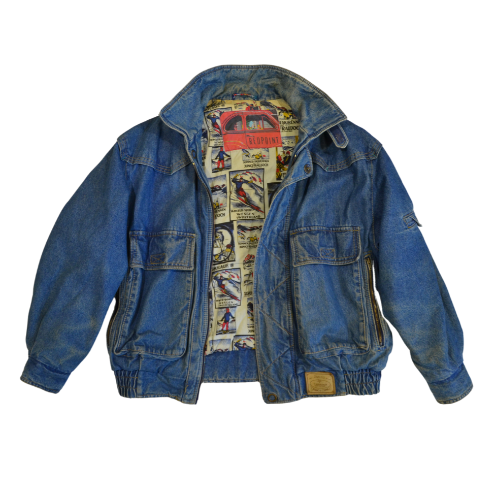 Denim Bomber Jacket