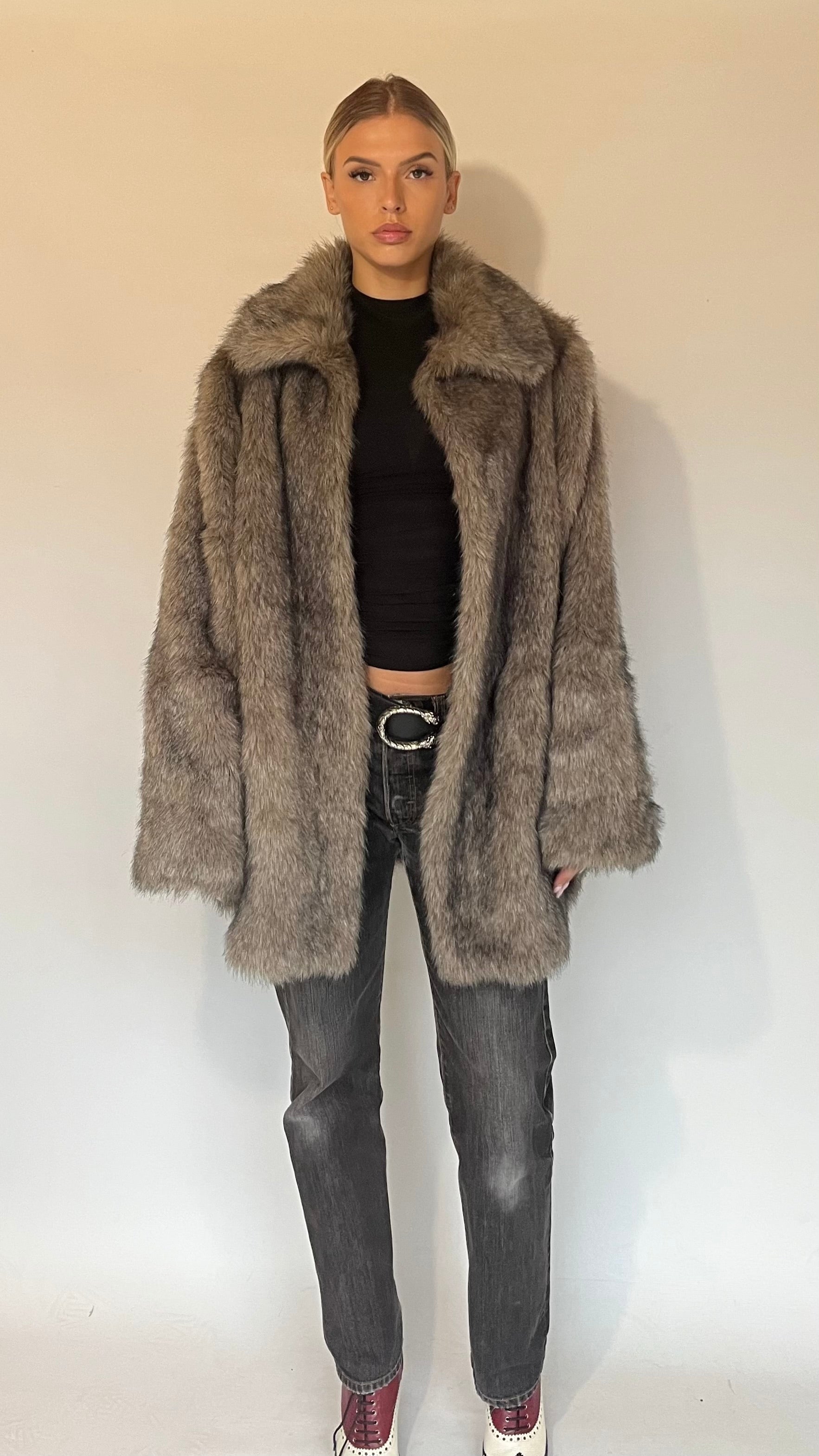 Faux Fur Coat 001