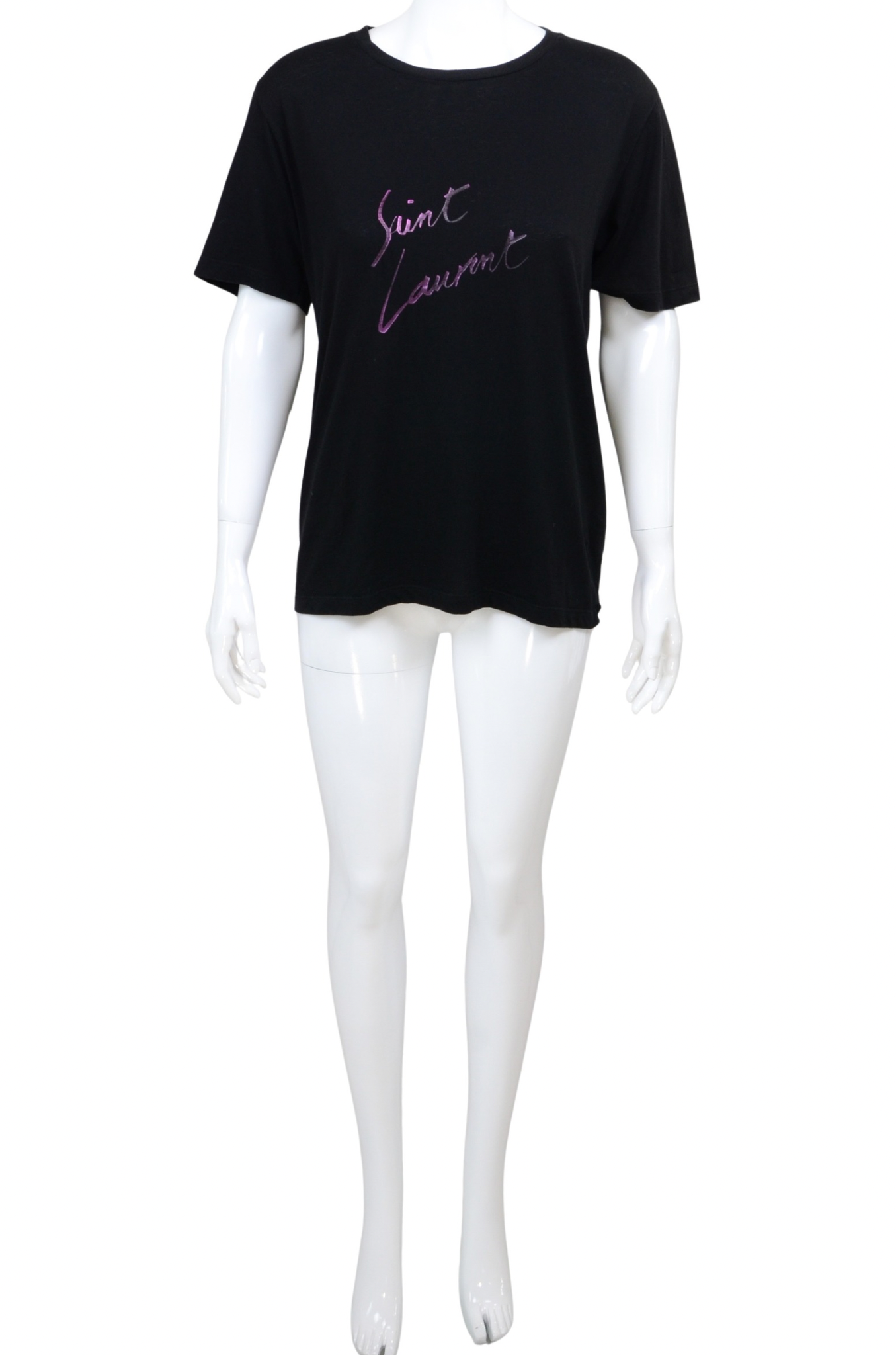 YSL Black Logo Tee