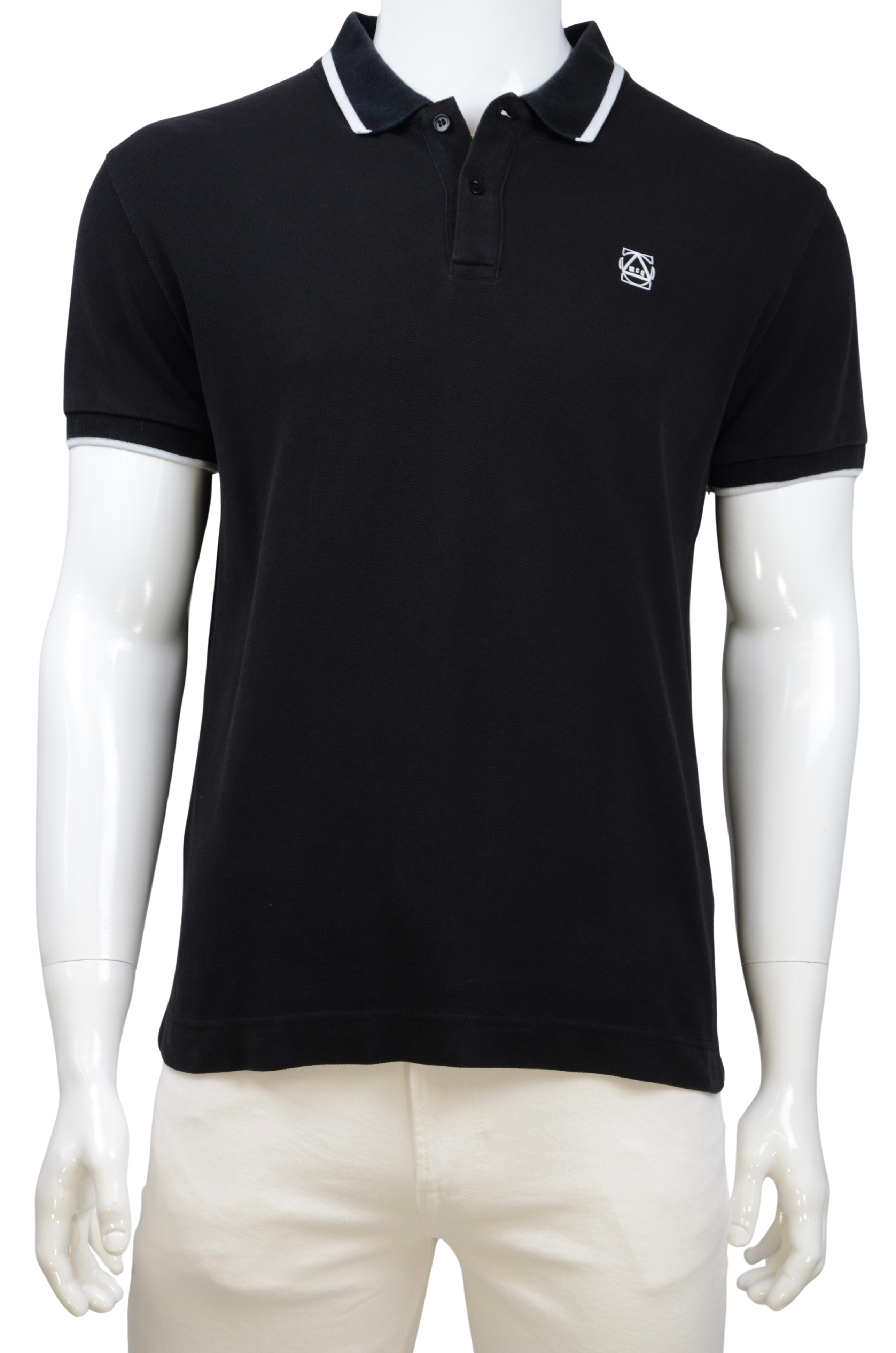 MCQ Black Polo Shirt
