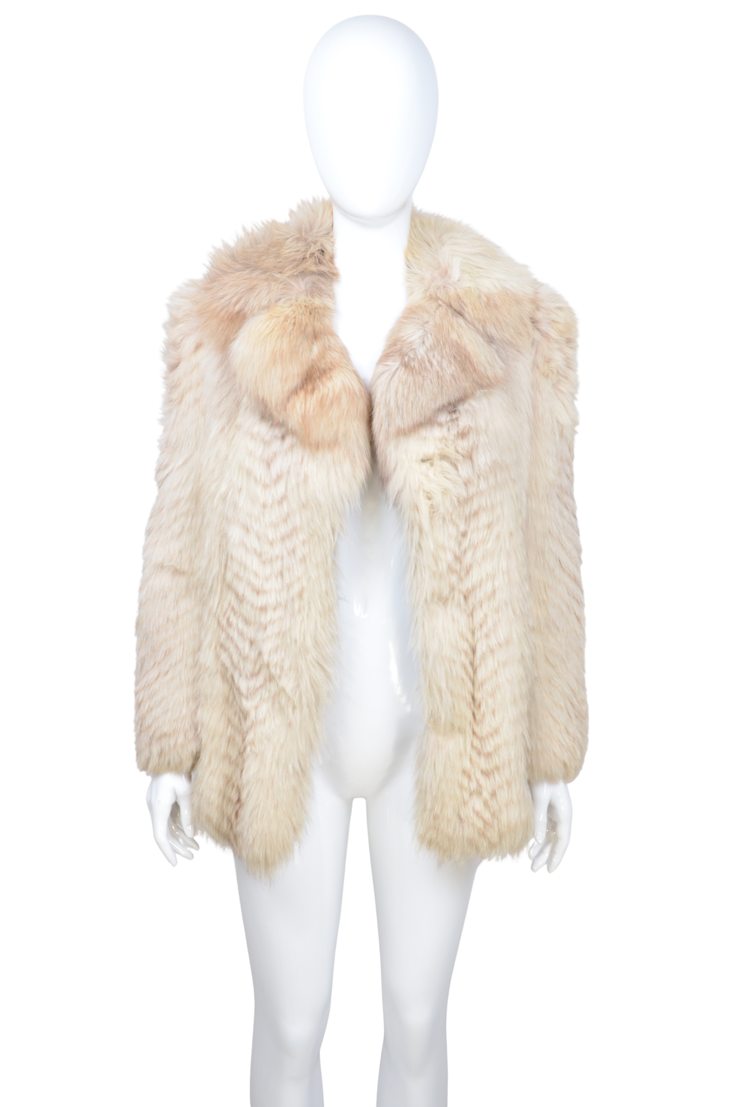 White Fox Fur Coat