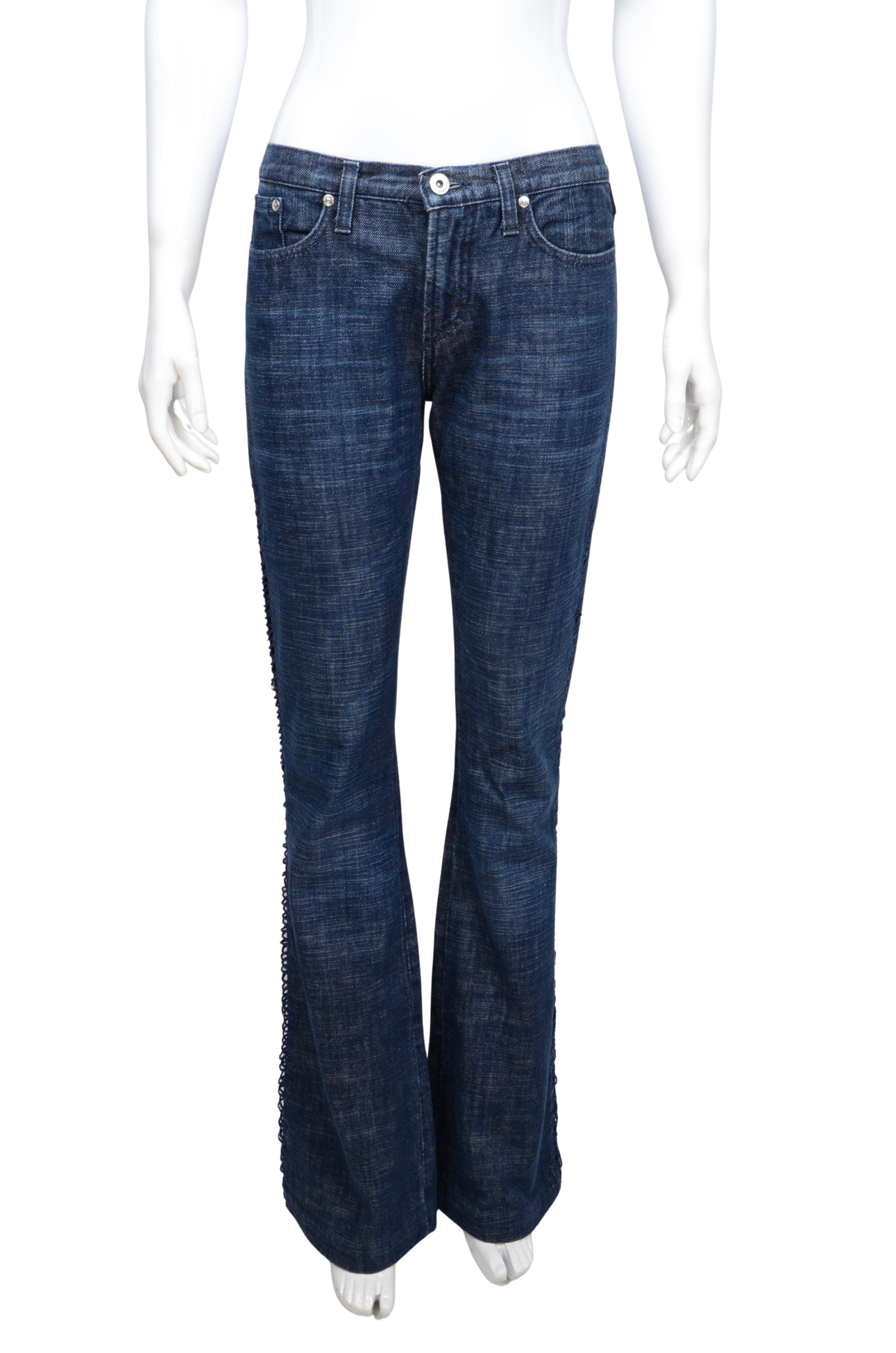 Versace Jeans Couture Flared Denim Pants