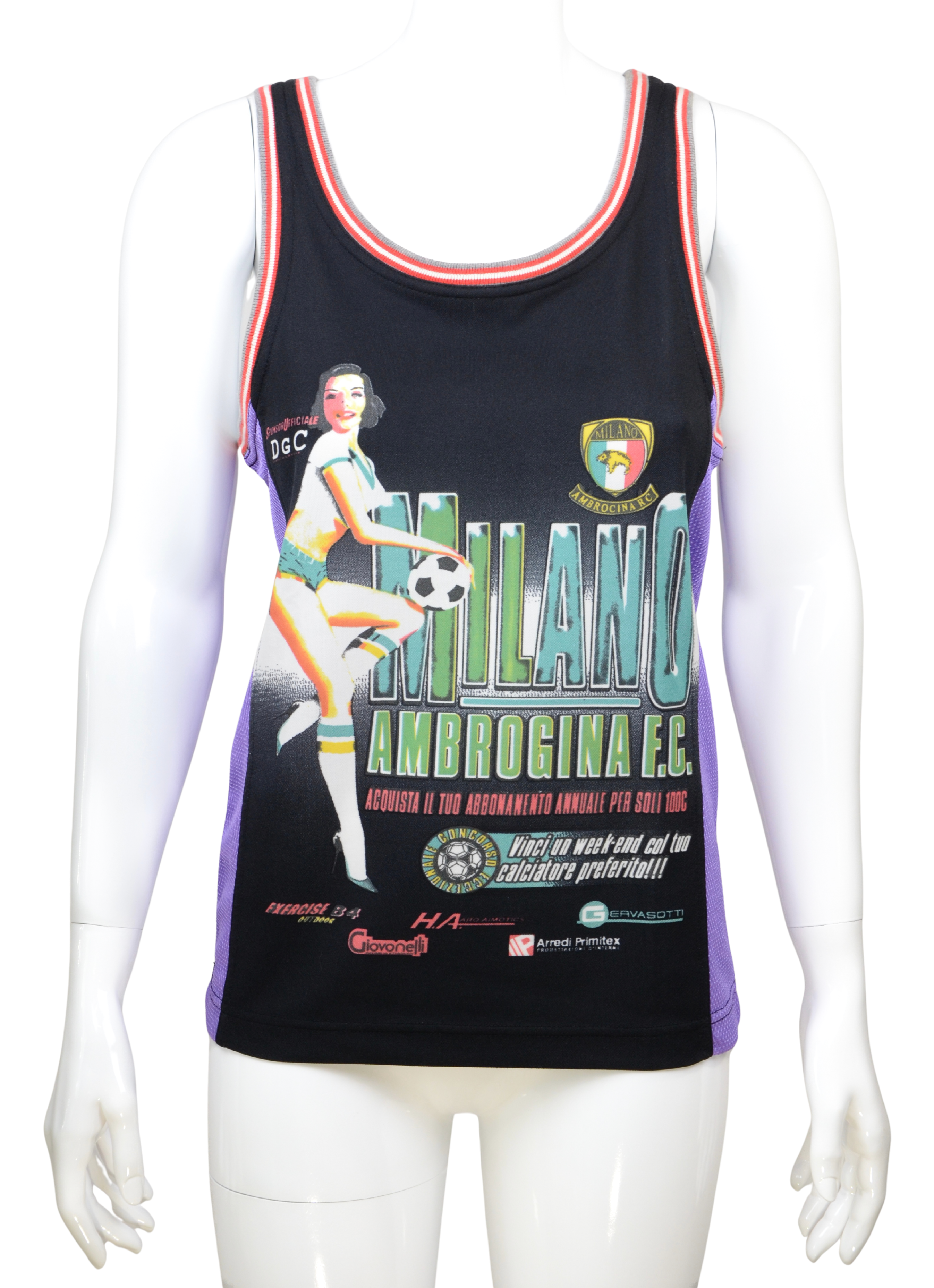 D&G Dolce & Gabbana Milano Ambrogina F.C. Tank Top