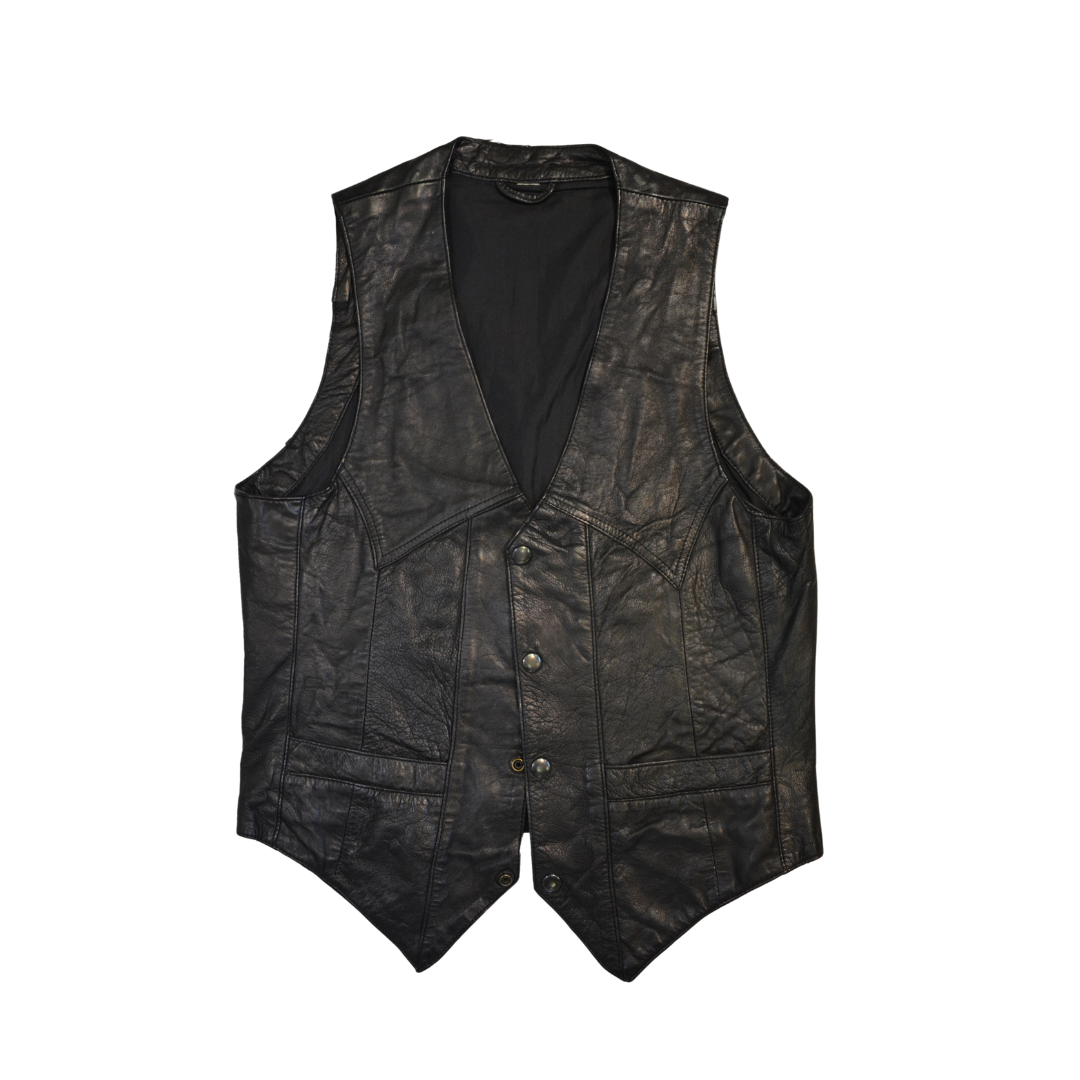 Leather Gilet